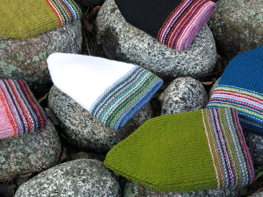 Garter Stripe Beanies