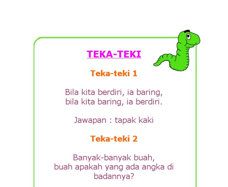 review terbaru Pantun Teka Teki 2 Kerat