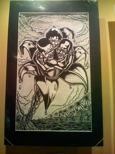 Montaño's ink drawings