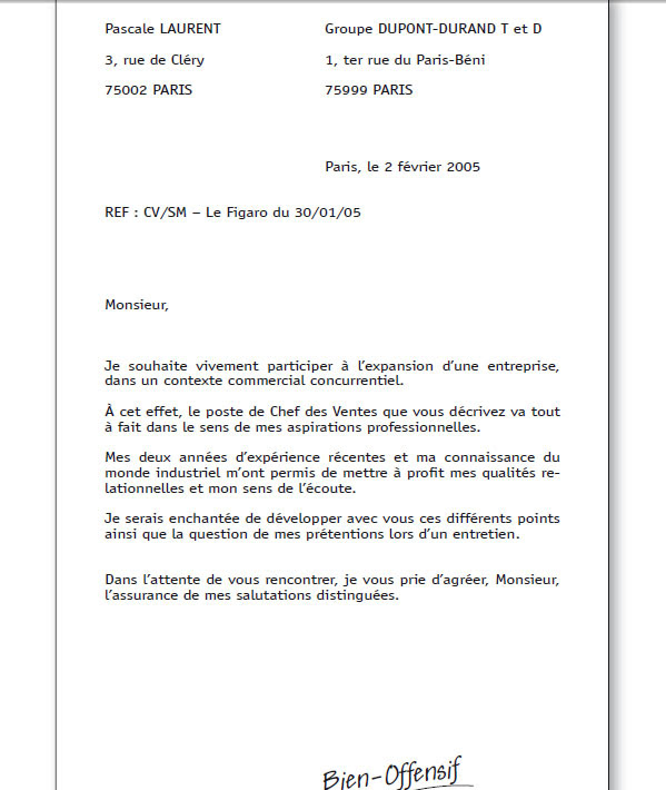 Lettre De Motivation Assistant(e) Administratif(ve) Et Comptable