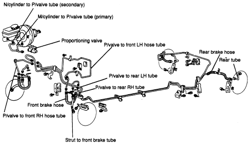 1996 Ford Ranger Brake Line Diagram