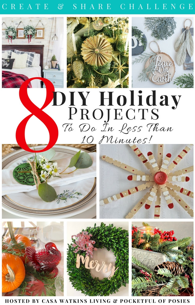 DIY holiday projects to do in less than 10 minutes!
