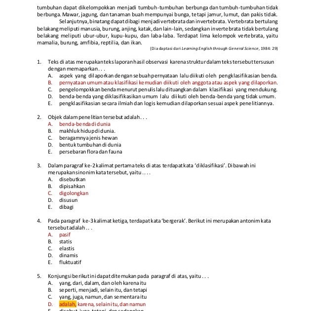 Contoh Teks Explanation Beserta 10 Soal Dan Jawabannya