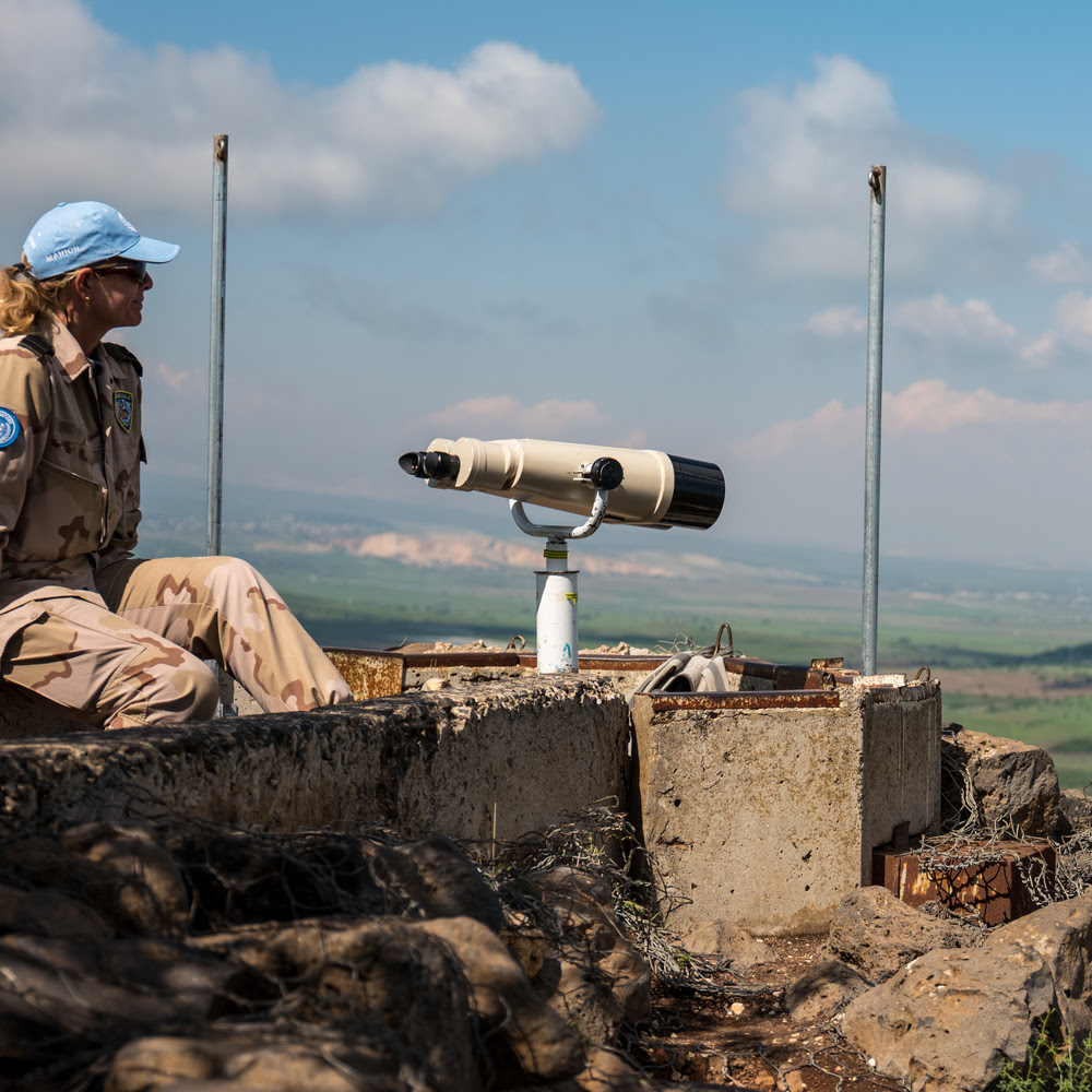 You don't take a fragile kids toy of a camera to the edge of a war zone. You take a camera like the Leica SL. UN observer outpost in the Golan Heights (Syria is in the background).