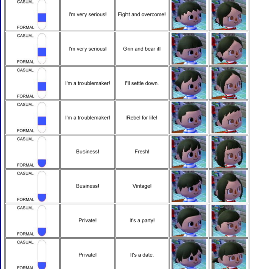 Acnl Hairstyles Guide : animal crossing new leaf guide | Tumblr : This