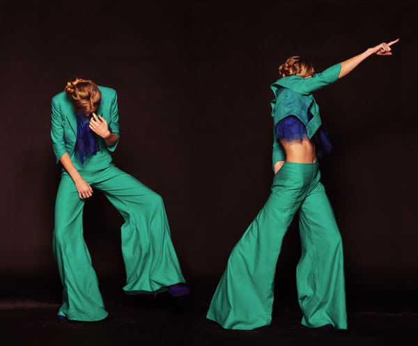 Catherine Calvert Studio Fashion Shoot with Movement, shots 5 and 6 Model, Jazz Brell -GreenCaloutsV3c_339