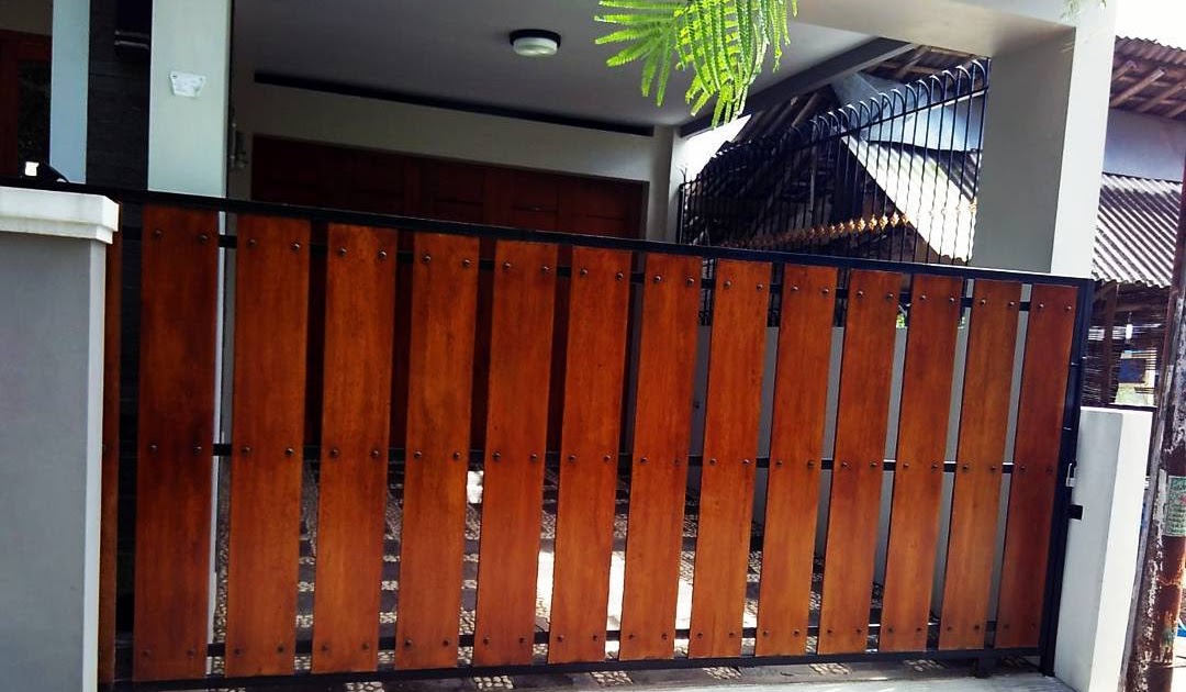 Konsep 47 Pagar Kayu Jati Belanda Minimalis