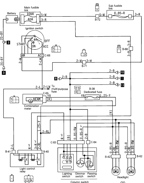 1993 Mitsubishi Diamante Wiring Diagram