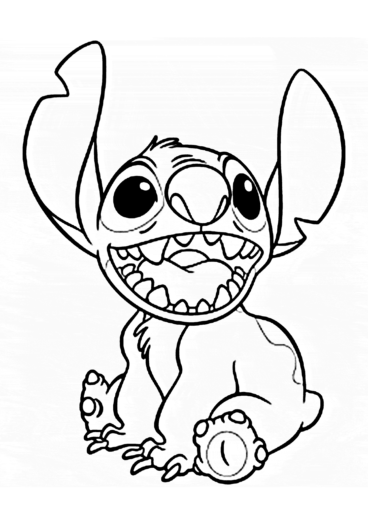 Coloriage Disney Bebe Stitch  30000 ++ collections de pages à colorier