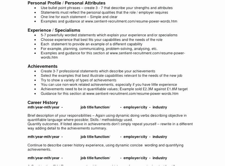 What Are Good Bullet Points For A Resume  Resume