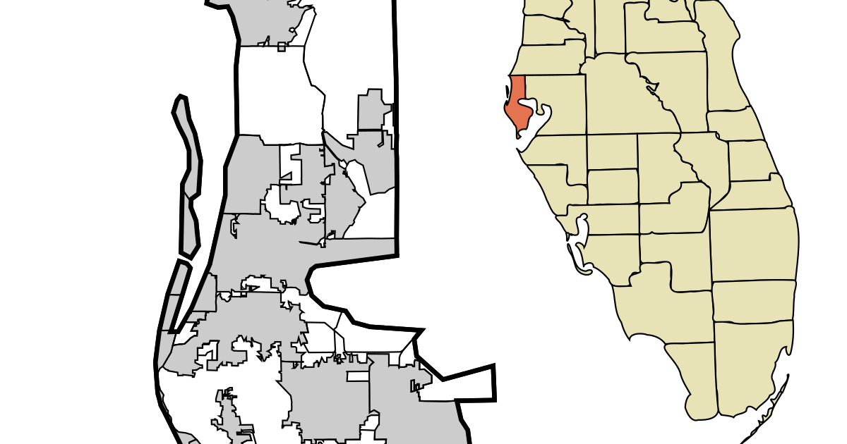 Map Of Gulfport Florida Lake Sakakawea Fishing Map