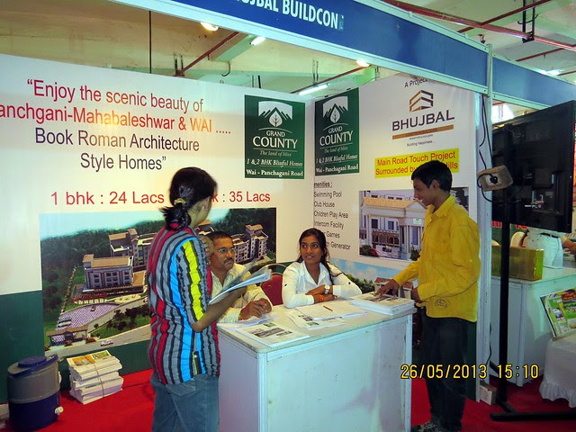 Bhujbal Grand County 1 BHK 2 BHK Flats Wai Panchgani Road - Visit Sakal Agrowon Green Home Expo, 25th and 26th May, 2013