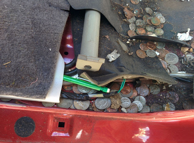 14 Years of Lost Items under a Car Seat