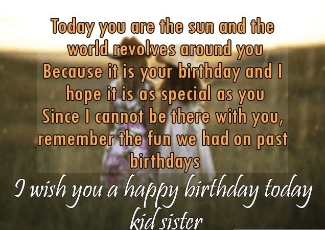 Sister birthday