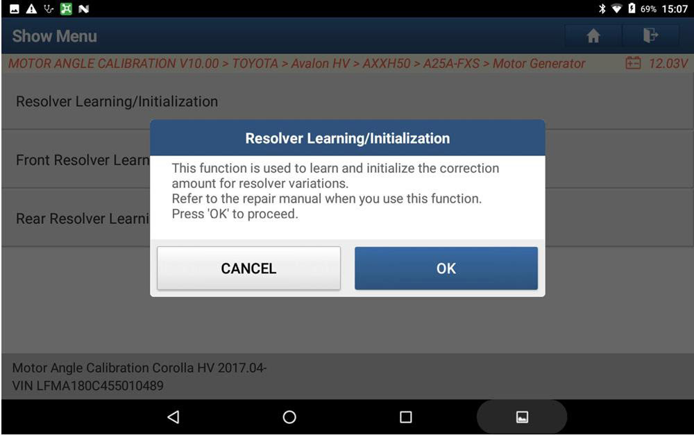 How-to-calibrate-the-rotation-angle-sensor-by-Launch-X431-PAD-VII-15