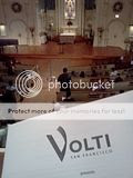 Volti, 05.05.2012 Waiting for start of Volti's concert at St. Mark's Lutheran.