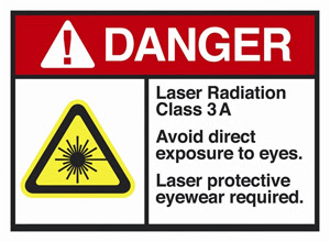 danger laser radiation