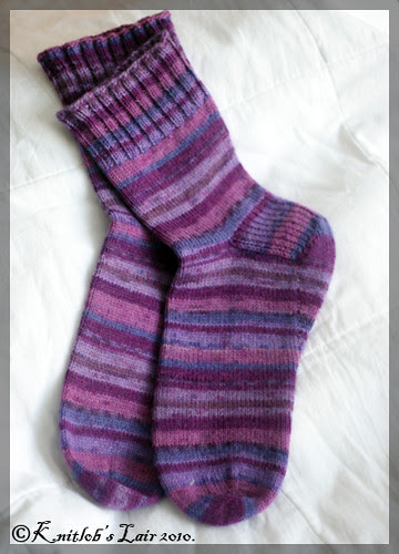 purple socks