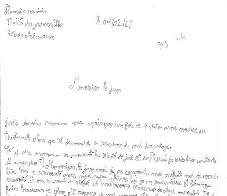 Document modèle Lettre de tutelle pour mineur