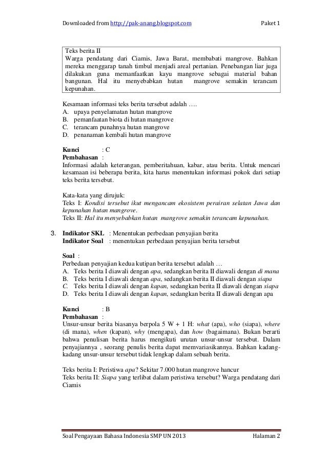 Contoh Cerkak Bahasa Jawa Pendidikan Pidato Bahasa Jawa