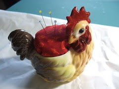 Rooster Pincushion