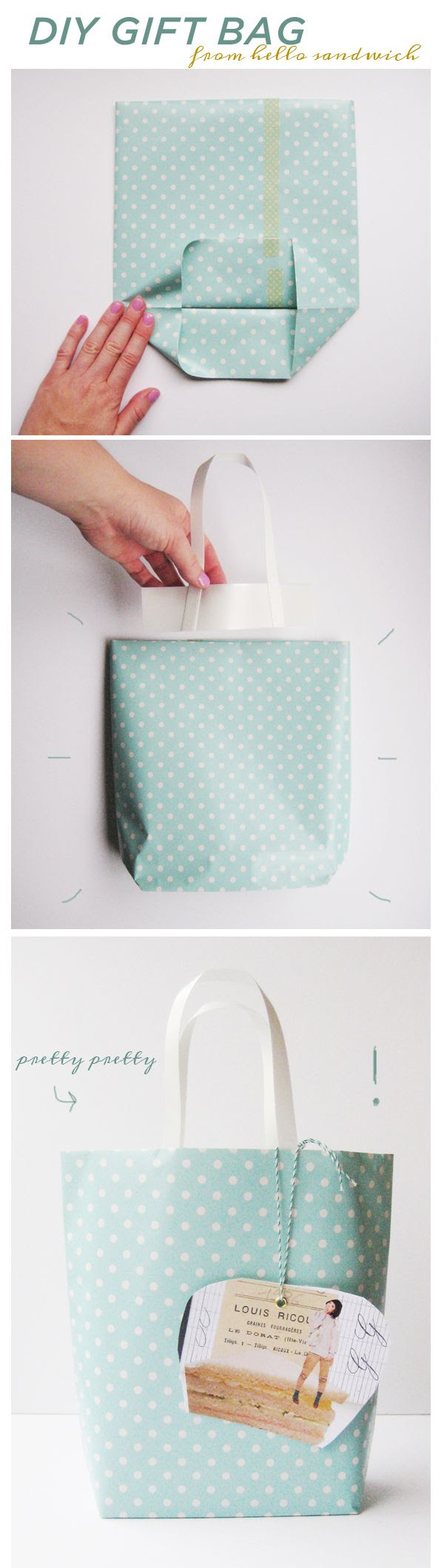 diy gift bag.