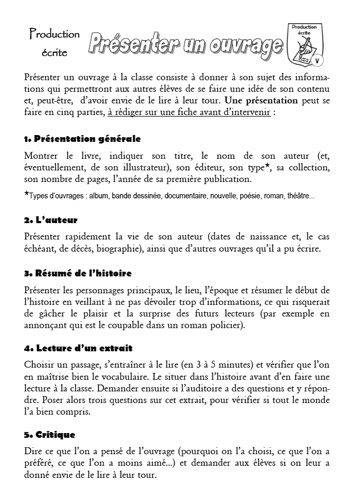 Exemple De Critique D Un Livre  Le Meilleur Exemple