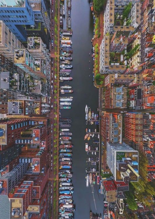 Distrito de Westerdok en alemania