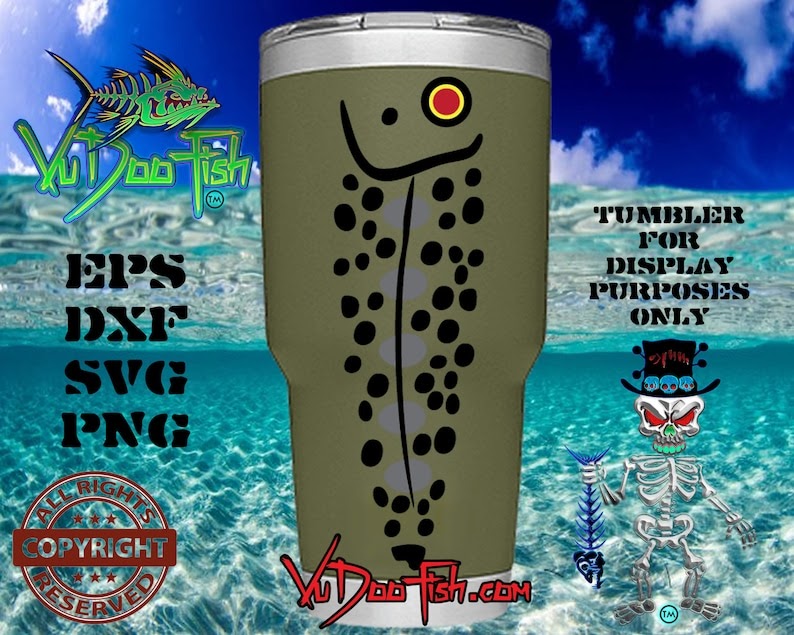 Free 147 Patterns Fishing Lure Tumbler Svg Free SVG PNG EPS DXF File