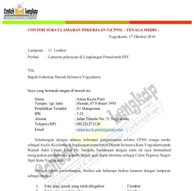Contoh Surat Lamaran Kerja Di Pt Sebagai Driver Bagi