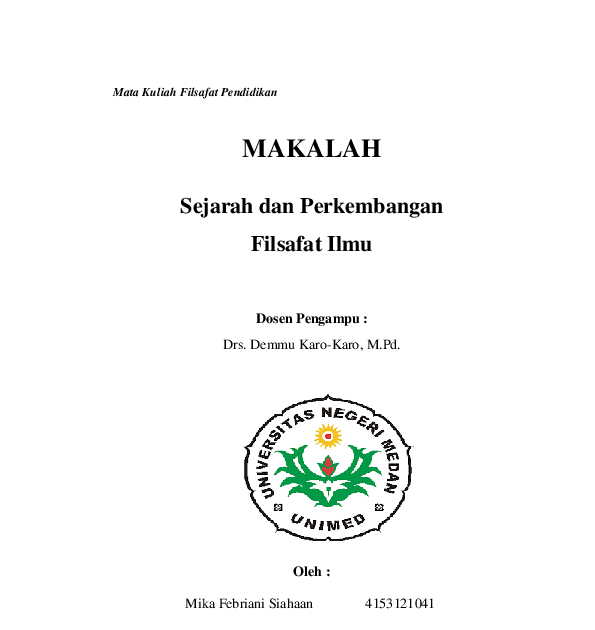 Contoh Makalah Fisika