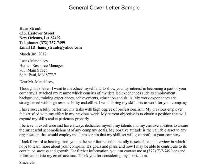 explain the purpose of a cover letter