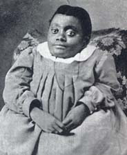 Young African-American woman in historical portrait