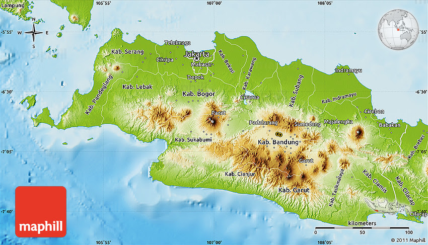 Map Of West Java - 88 World Maps