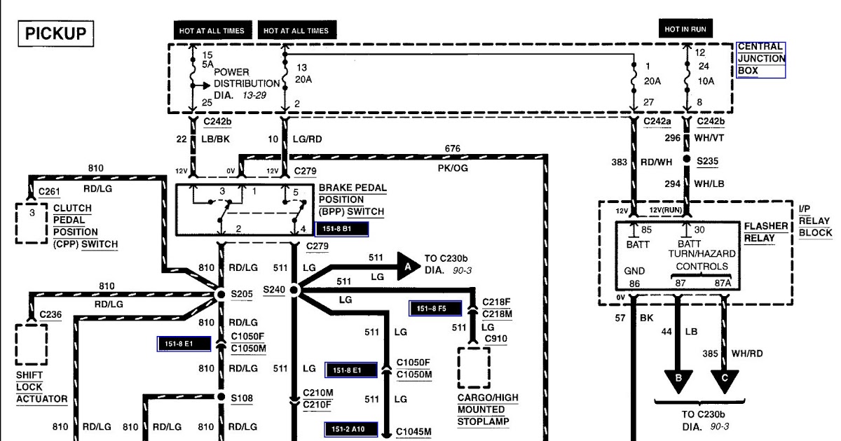 1999 Ford F 250 Fuel Pump Wiring Diagram