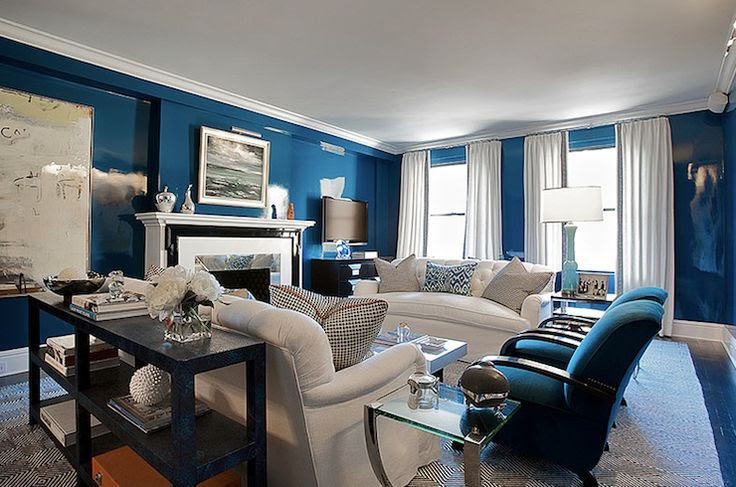 Living Room Ideas Royal Blue - dlivingroomku