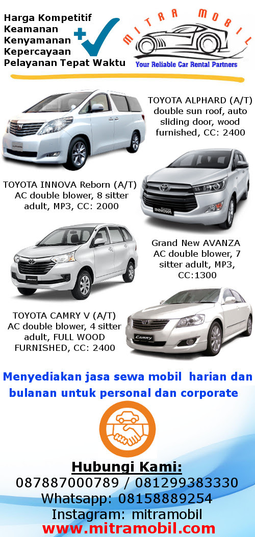 Contoh Brosur Rental Mobil