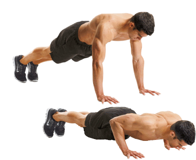 Resultado de imagen de flexiones de brazos