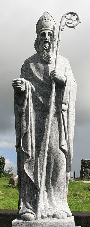 Statue of St Patrick from Agahower.