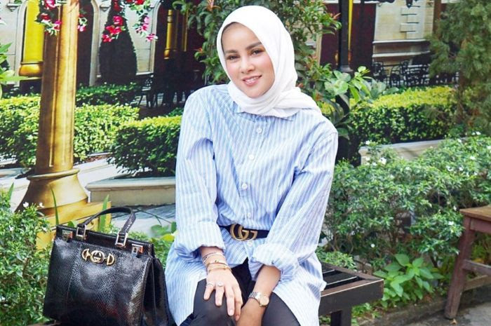  Ootd  Celana  Jeans  Cutbray  Hijab