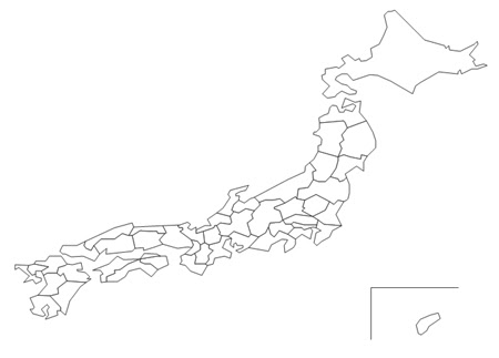 最高のコレクション 日本地図 塗りつぶし デザイン文具