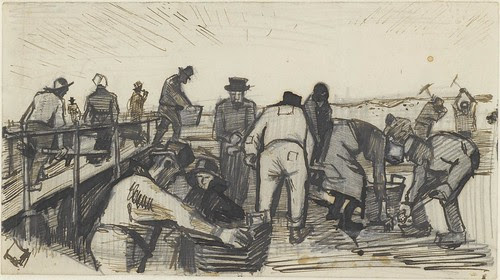 Peat diggers in the dunes - May 1883 (347)