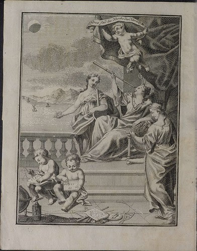 Astronomisches Handbuch by Johann Rost 1718 Frontispiece (HAB)