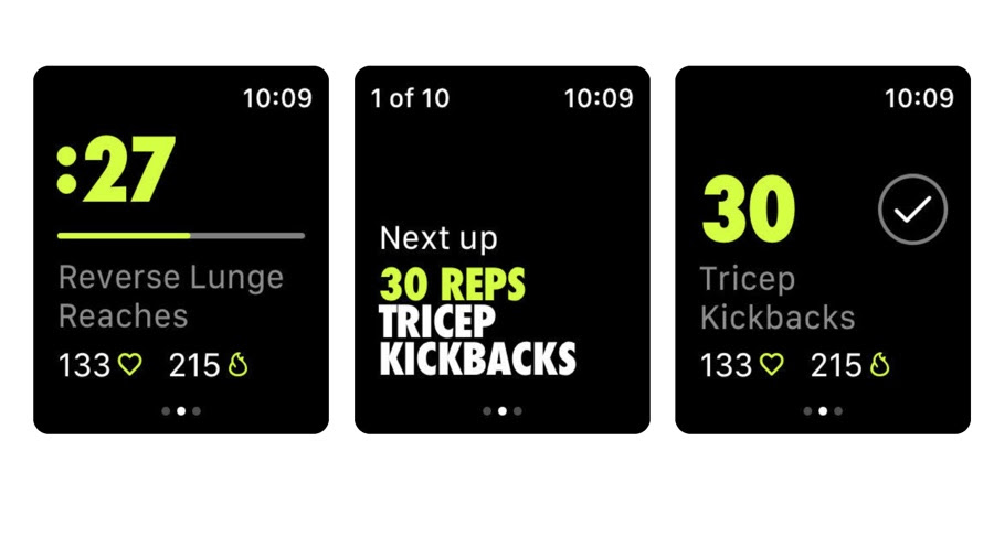 nike training app on apple watch