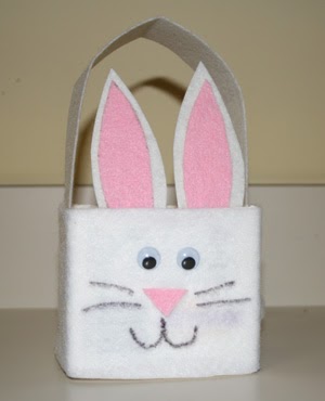 Preschool Crafts for Kids*: Recycled Easter Bunny Basket Craft