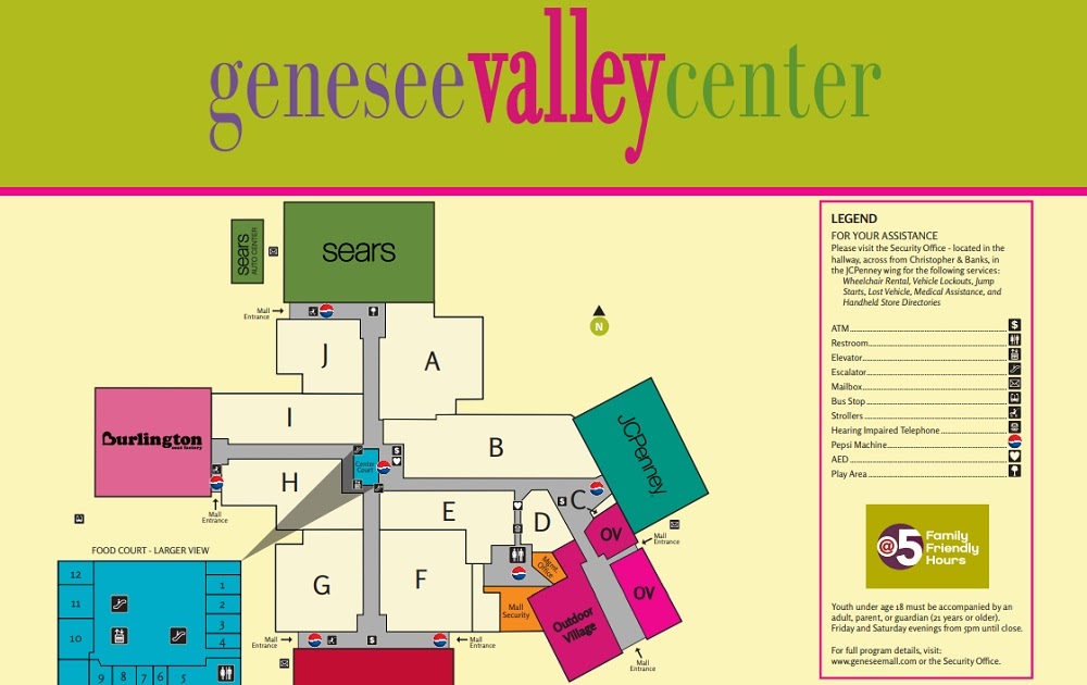 Genesee Valley Mall Map | Gadgets 2018
