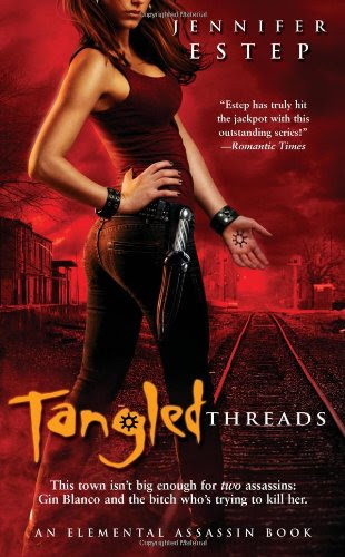 Tangled Threads (Elemental Assassin, Book 4) by Jennifer Estep Tangled Threads (Elemental Assassin, Book 4) by Jennifer Estep