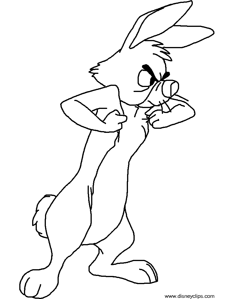 16 Rabbit Winnie The Pooh Coloring Pages - Printable Coloring Pages