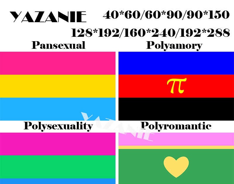 Nonbinary Pansexual Polyamorous Flag Asexual Panromantic