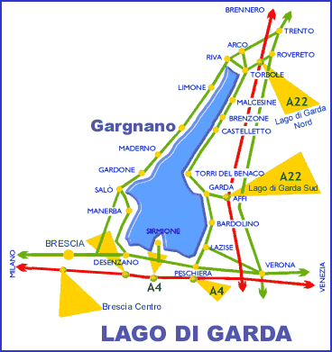 Diagramma Image : Lago Di Garda Cartina Arco